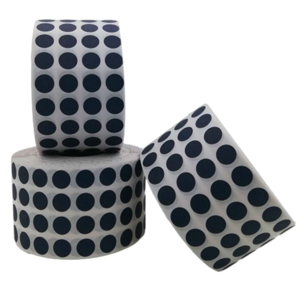 Nokta Etiketi 1 cm x 10.000 Adet Siyah