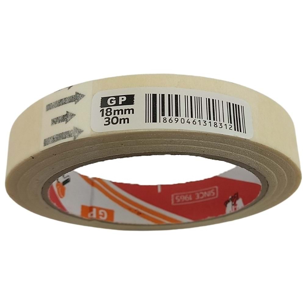 Maskeleme Bandı 18 mm x 30 mt