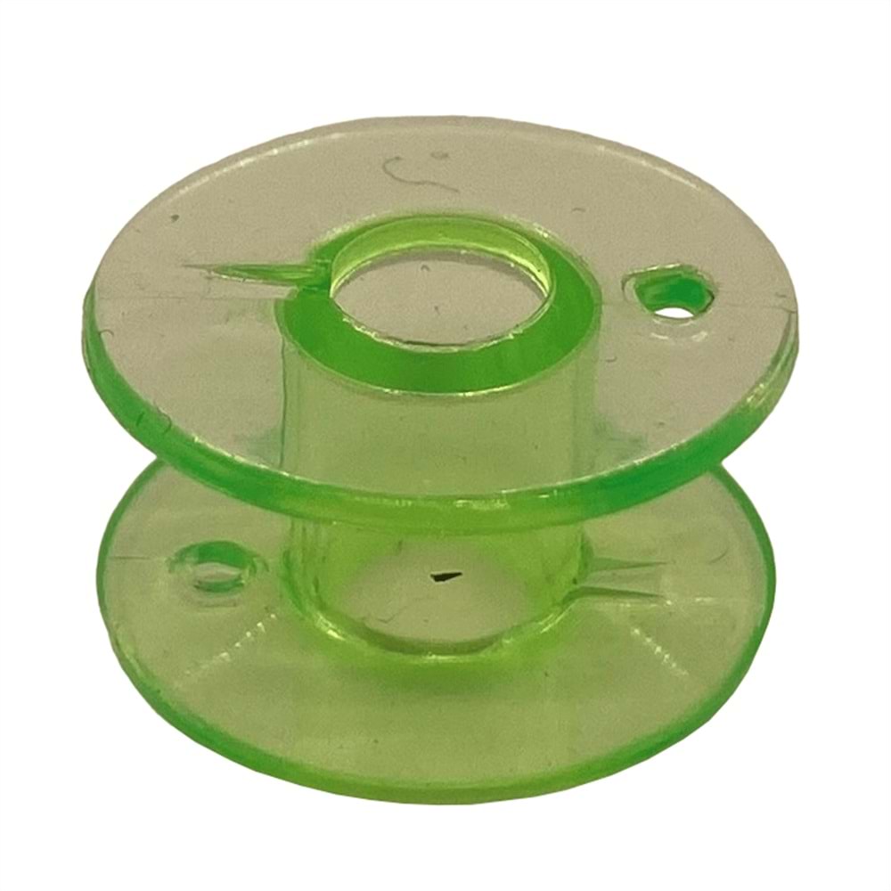 Renkli Plastik Geniş Masura (Kutulu) 25 Adet