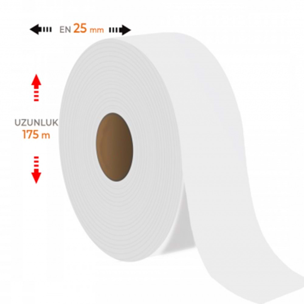 Japon Akmaz Ağır Yıkama 25 mm x 175 mt