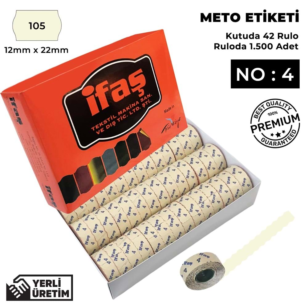 Meto Etiketi 105 Bej