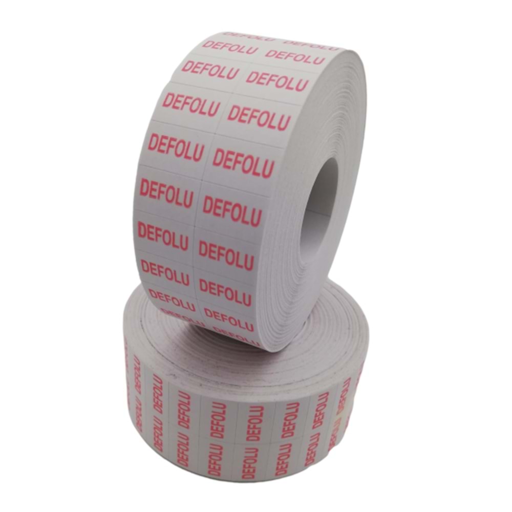 Defolu Etiket Ruloda 10.000 Adet