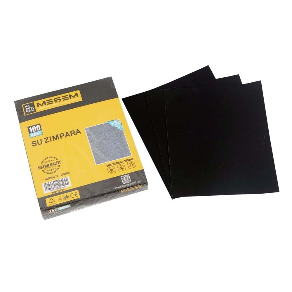 Su Zımpara Kum Tipi 220 Ölçü 280 mm x 230 mm