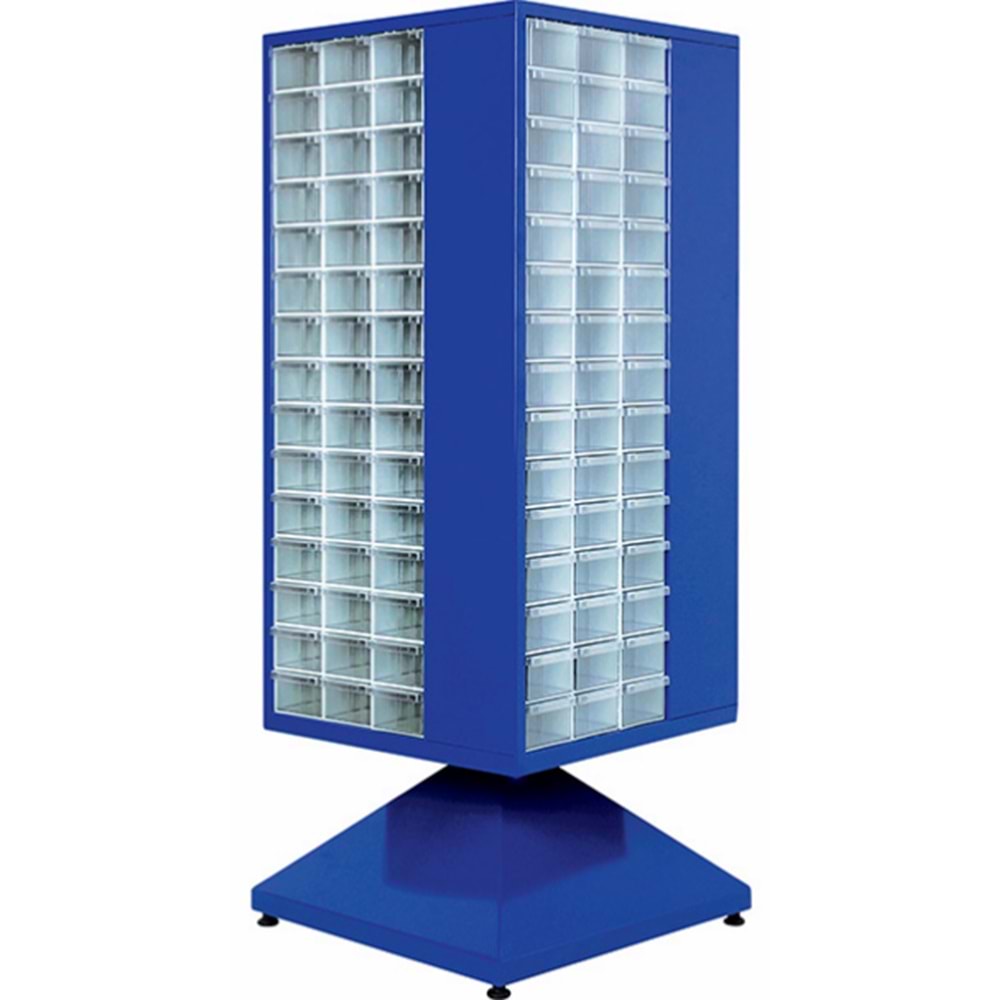 Çekmeceli Döner Metal Dolap 600 mm x 600 mm x 1.600 mm
