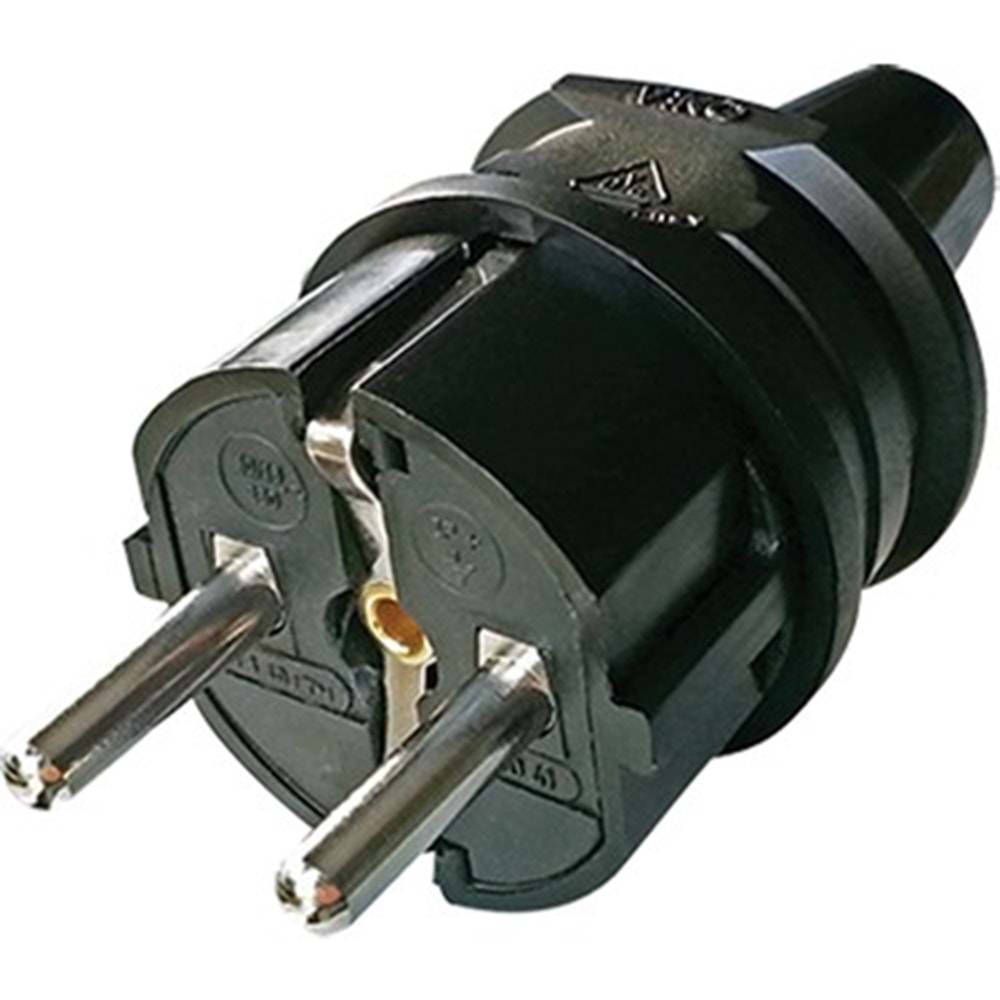 Topraklı Erkek Elektrik Fişi 18A 220V