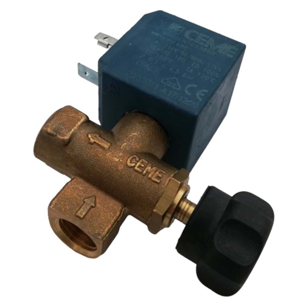Selenoid Valf Ayarlı 1/4 Made in Italy