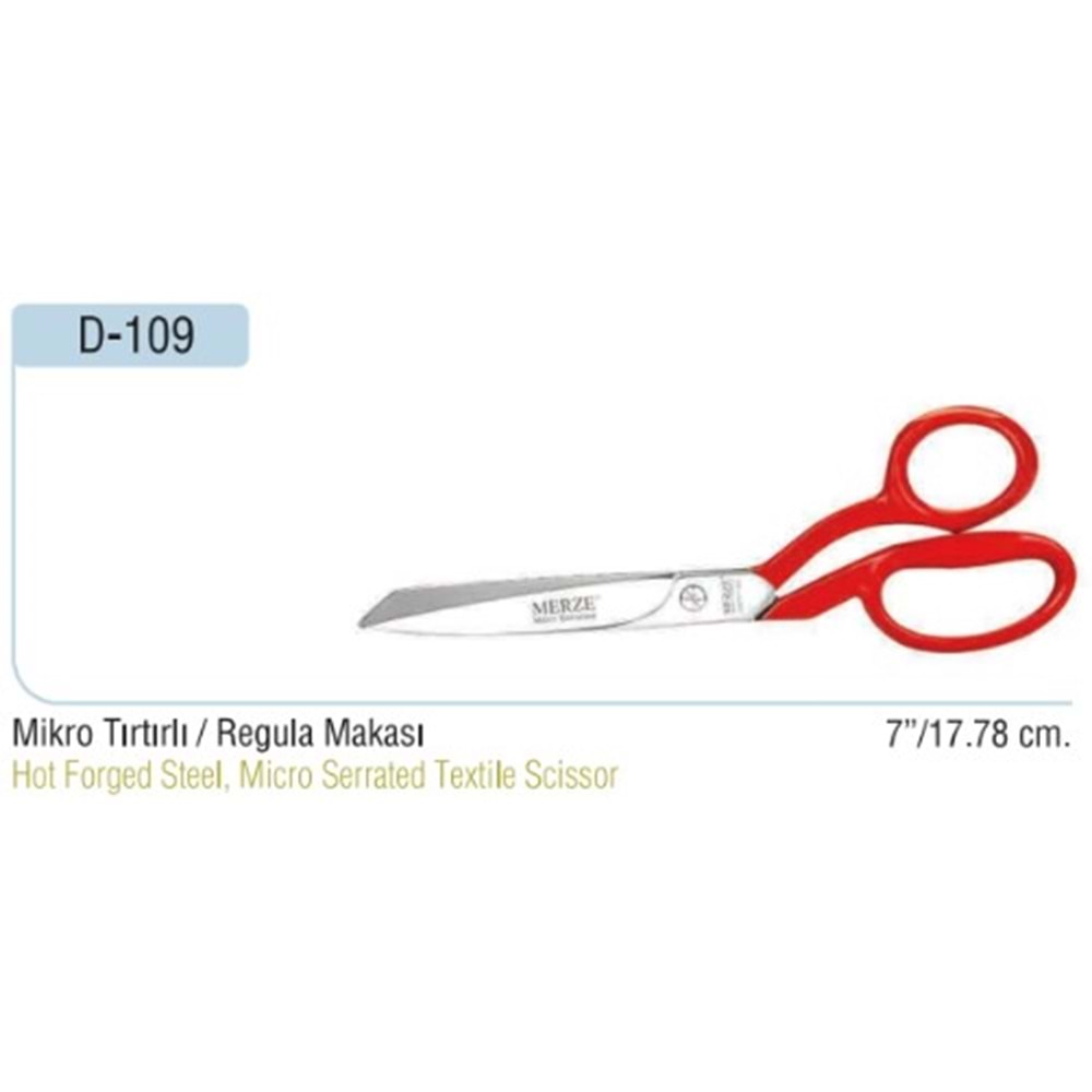 Mikro Tırtırlı Yatık Regula Makası 7 Inch