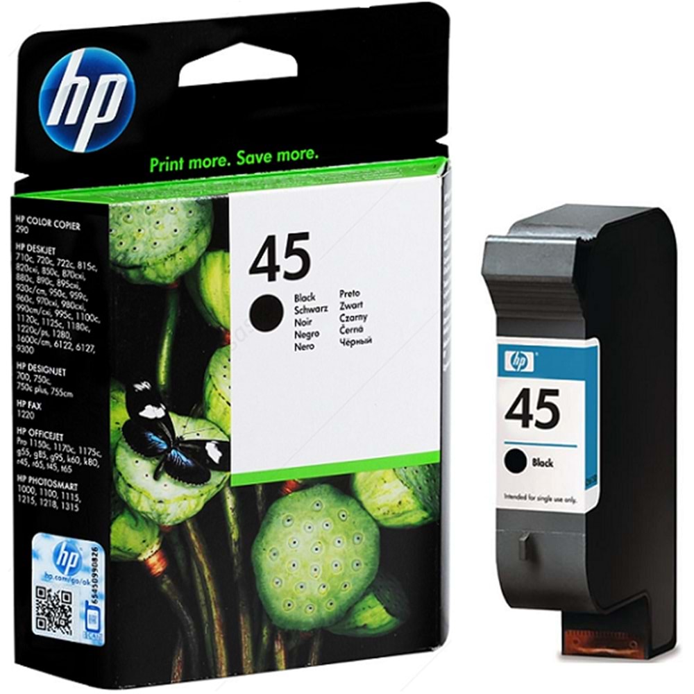 Plotter Makinası Kartuş HP45 Orijinal