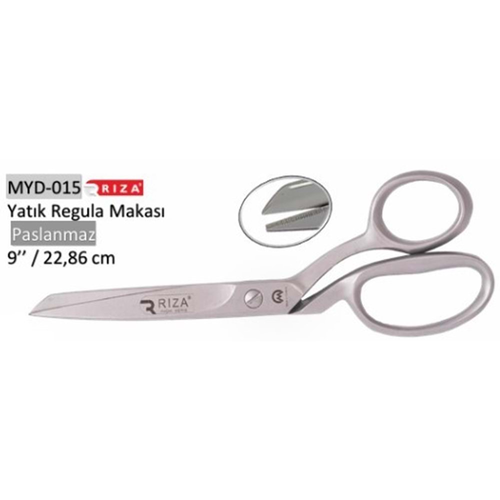 Paslanmaz Çelik Yatık Regula Makası 9 Inch