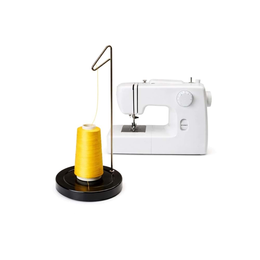 Ev Tipi Aile Dikiş Makinesi İplik Çardağı Metal Gövdeli İplik Standı Büyük Bobinler İçin