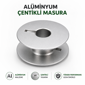 Sanayi Tipi Düz Dikiş Makinesi Alüminyum Çentikli Masura Bobin