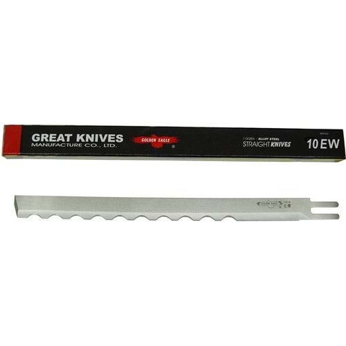 Kesim Motoru Bıçak Dalgalı Yüksek Karbonlu 10 Inch 12 Adet