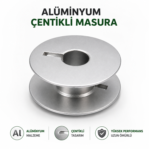 Sanayi Tipi Düz Dikiş Makinesi Alüminyum Çentikli Masura Bobin