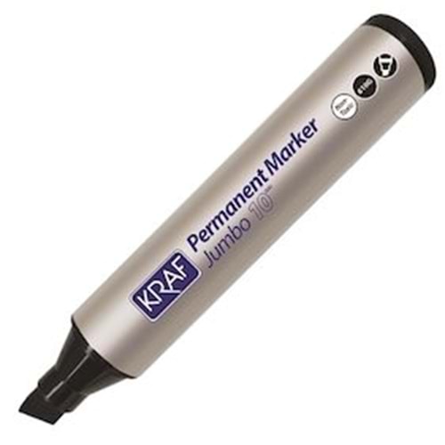 Permanent Jumbo Koli Kalemi Kesik Uç 10 mm Siyah