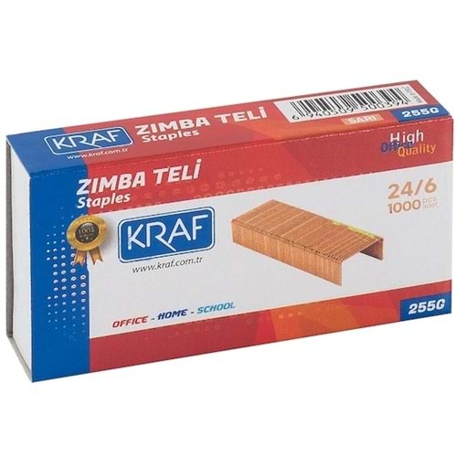 Zımba Teli Ölçü 24/6 Renk Bakır