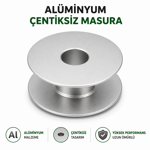 Sanayi Tipi Düz Dikiş Makinesi Alüminyum Çentiksiz Masura Bobin