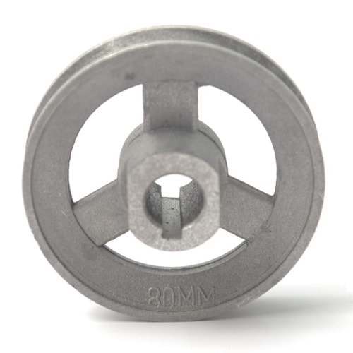 Kavramalı Motor Alüminyum Kasnak 80 MM