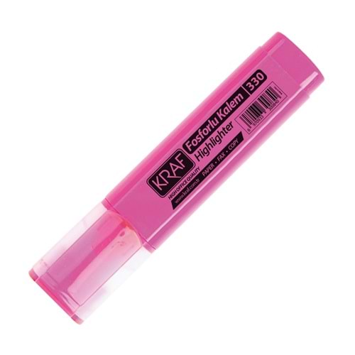 Fosforlu Kalem Renk Pembe