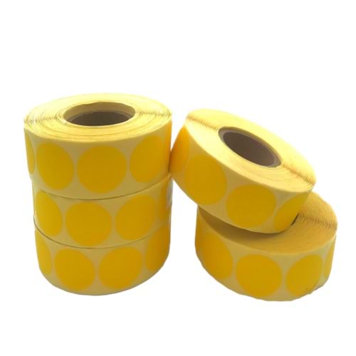 Nokta Etiketi Sarı 30 mm x 1.000 Adet