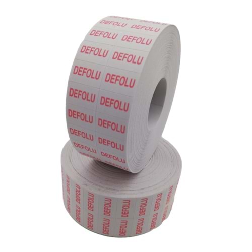 Defolu Etiket Ruloda 10.000 Adet