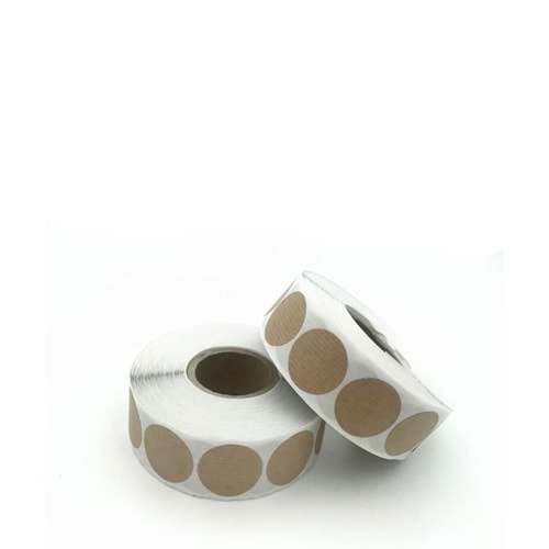 Nokta Etiketi Kahverengi 30 mm x 1.000 Adet