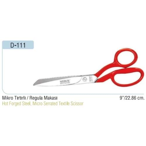 Mikro Tırtırlı Yatık Regula Makası 9 Inch