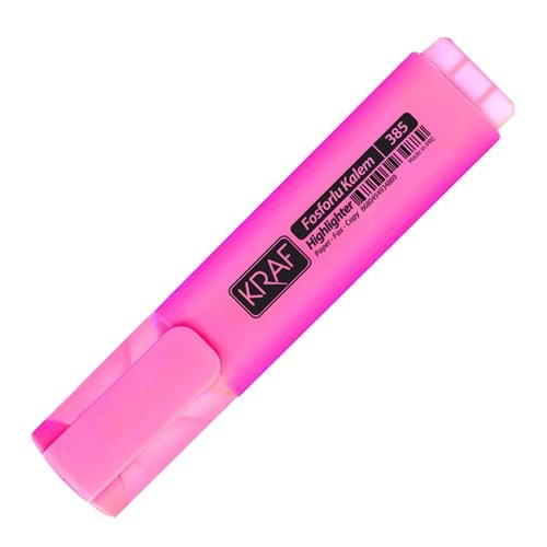 Fosforlu Kalem Eco Renk Pembe