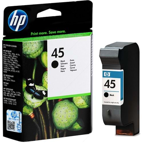 Plotter Makinası Kartuş HP45 Orijinal