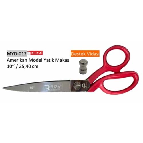 Amerikan Model Yatık Regula Makası 10 Inch