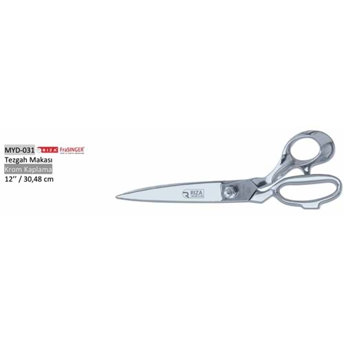 Komple Krom KaplamaTezgah Makası 12 Inch