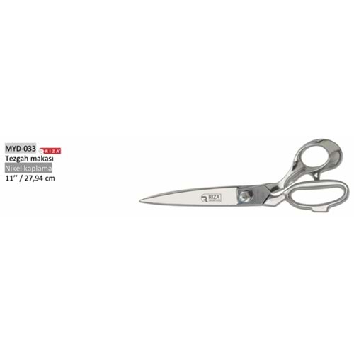 Nikel Kaplama Tezgah Makası 11 Inch