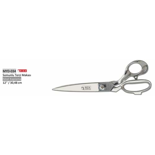 Nikel Kaplama Tezgah Makası 12 Inch