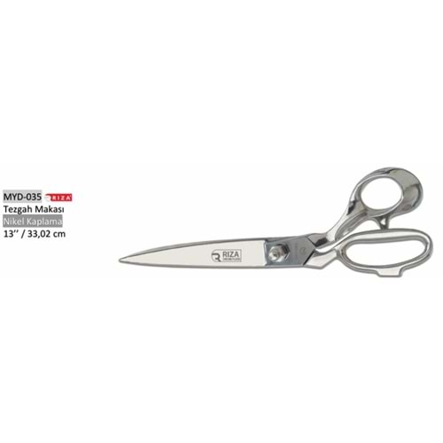 Nikel Kaplama Tezgah Makası 13 Inch