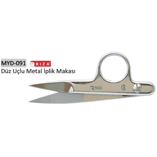Metal Düz Uçlu İplik Temizleme Makası