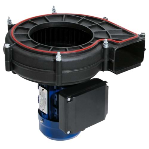 Paskara Fan Motoru 0.37 KW Monofaze 220 V Yüksek Fanlı