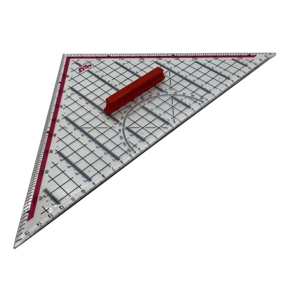 Geoderik Üçgen Plastik Cetvel 32 cm