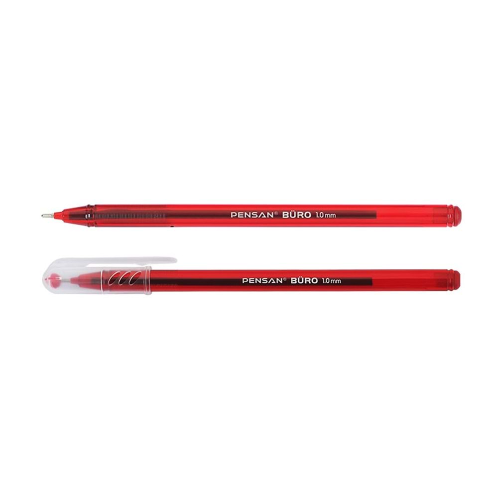 Tükenmez Kalem Kırmızı Büro 1.00 mm 50 Adet