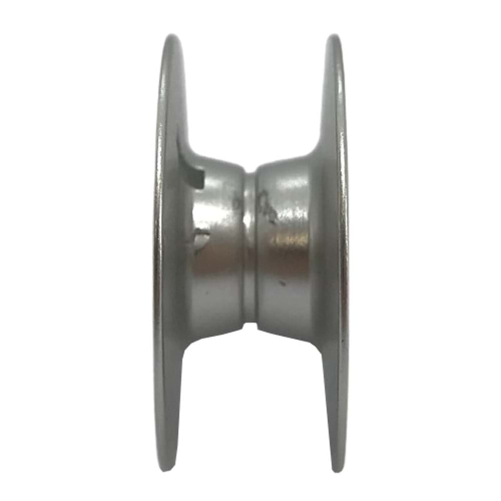 Düz Makina Çentikli Bombeli Alüminyum Masura Made in Taiwan