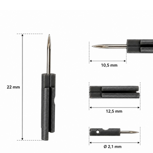 Micro Fine 4.40 mm Hassas Kumaş Kılçık Tabancası Yedek İğnesi 1 Adet Orijinal İğne