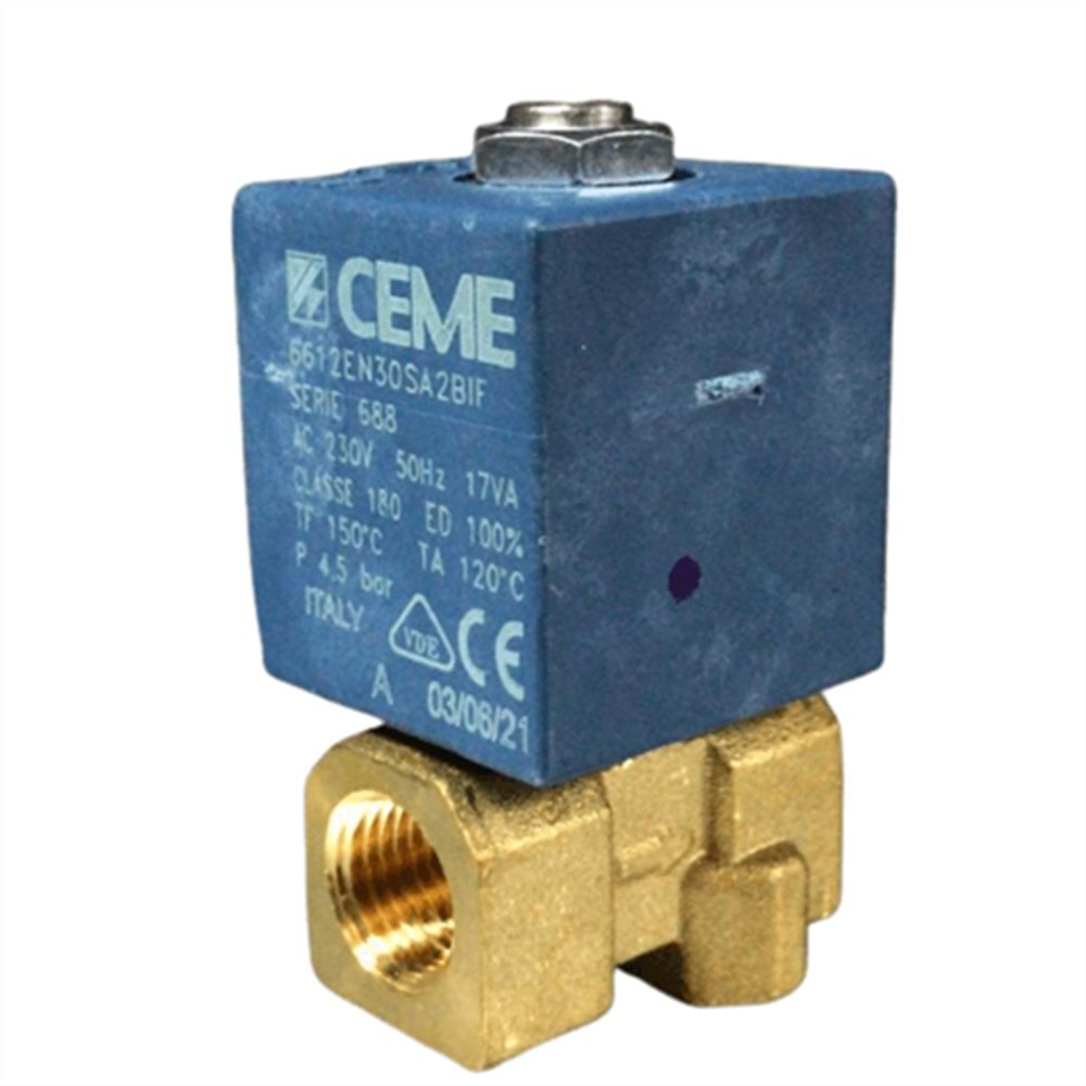 Selenoid Valf Ayarsız 1/4 Made in Italy