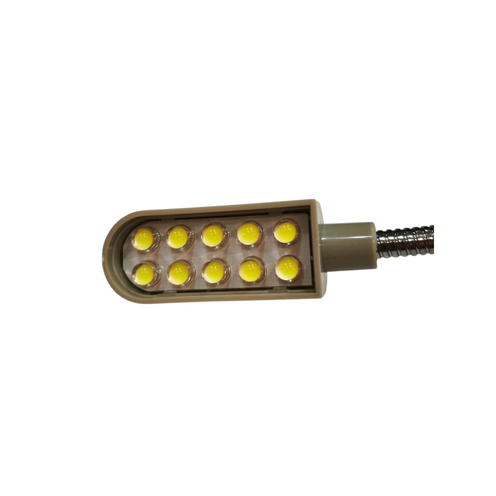 Dikiş Makinası Mıknatıslı Spiralli 10 Adetli Led Lamba