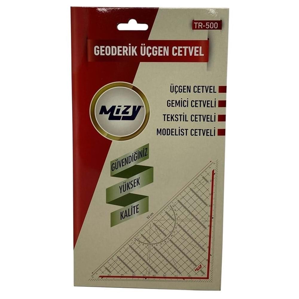 Geoderik Üçgen Plastik Cetvel 32 cm
